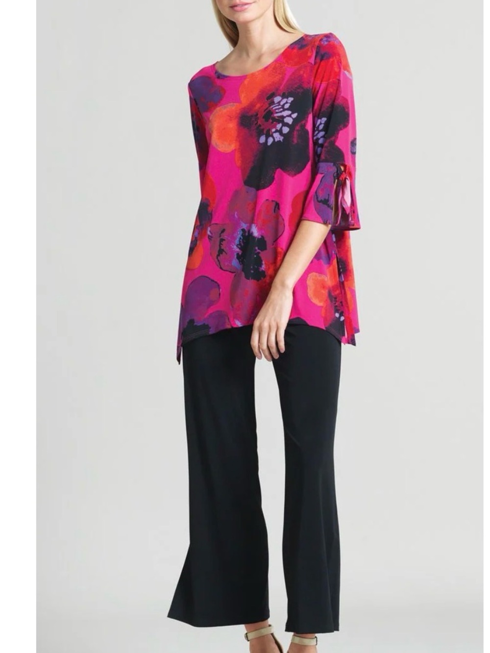 Clara Sunwoo Women’s Floral Print Tunic Top - Exceptional 3XL